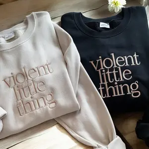 Embroidered Violent Little Thing Sweatshirt, Fourth Wing Dragon Rider Tee, Riders Quadrant Tee, Basgiath Shirt, Bookish Shirt, Reader Shirt