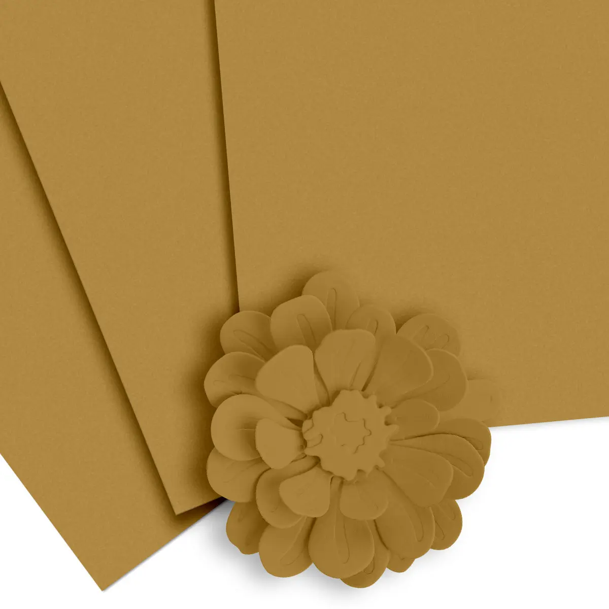 Crafty Necessities: Green Gold Cardstock (10 sheets/set)