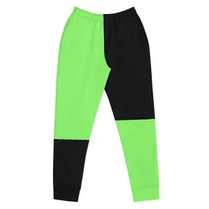 Women's Happy Black and Green All Seasons Joggers