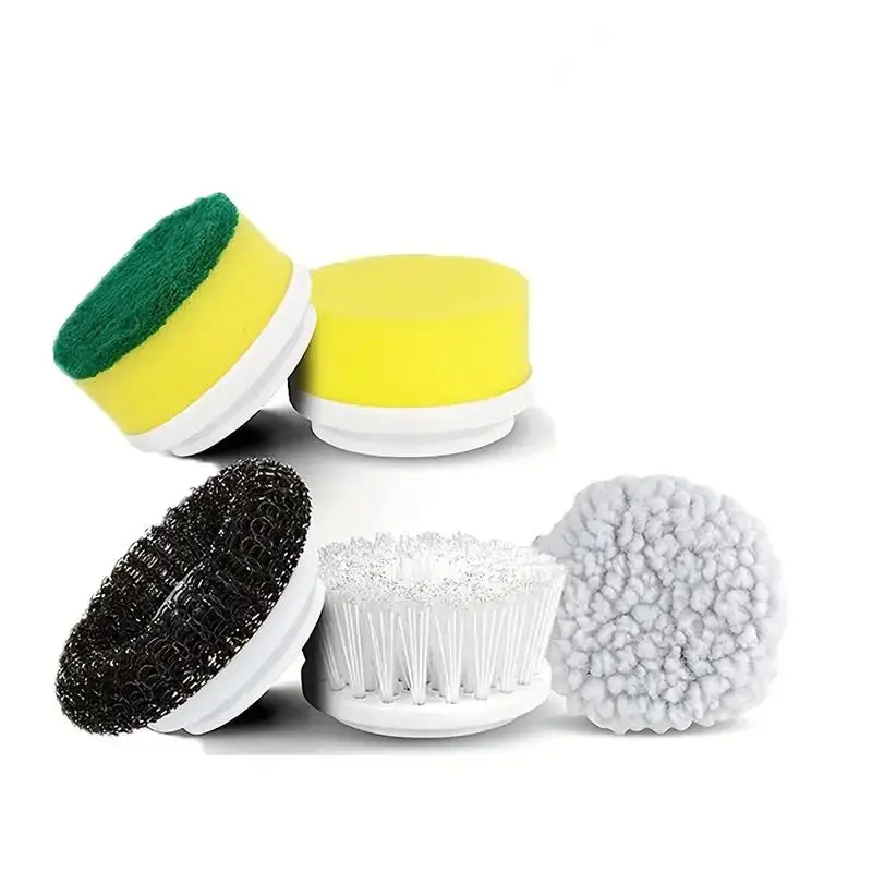 Electric Cleaning Brush, 1 Set Summer Electric Rotary Cleaning Brush with 5/10 Brush Heads, Cordless Handheld Cleaning Brush for Tubs, Floors, Walls,