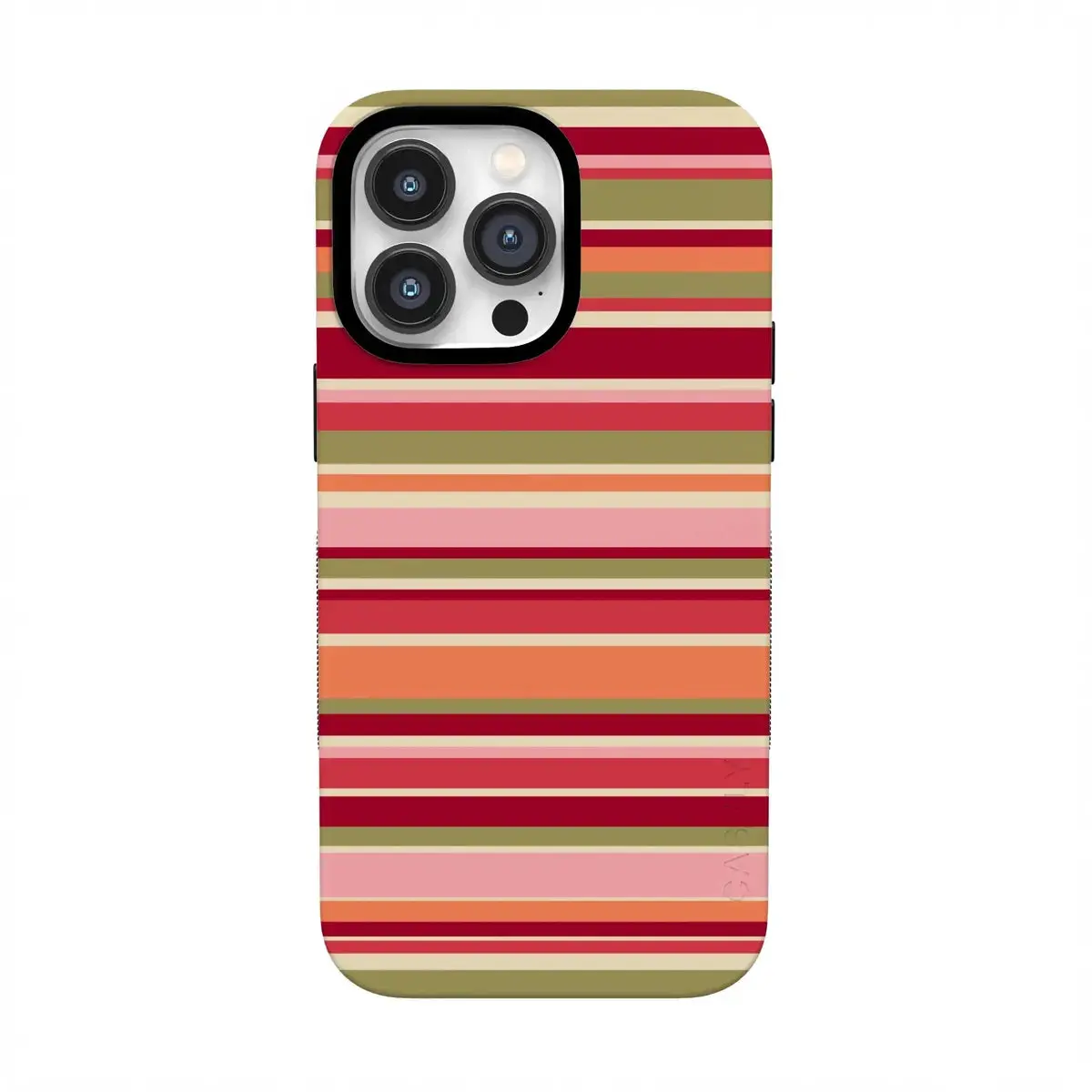 Casely iPhone 13 Pro Case | Citrus Stripes | Poolside Print | Bold Protective Design | Compatible with MagSafe