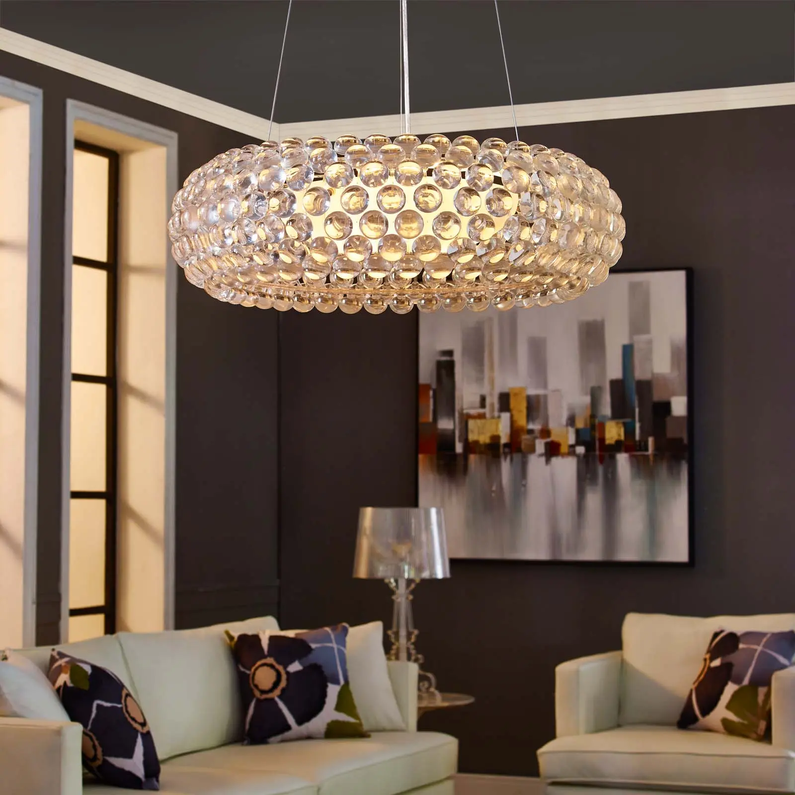 Modway Halo 25” Pendant Chandelier Modway Halo 25” Pendant Chandelier