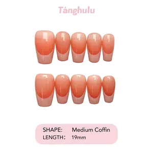 Tanghulu Nails- LE PARFUM Collection/Handmade Press On Nails/ Coffin / Different length