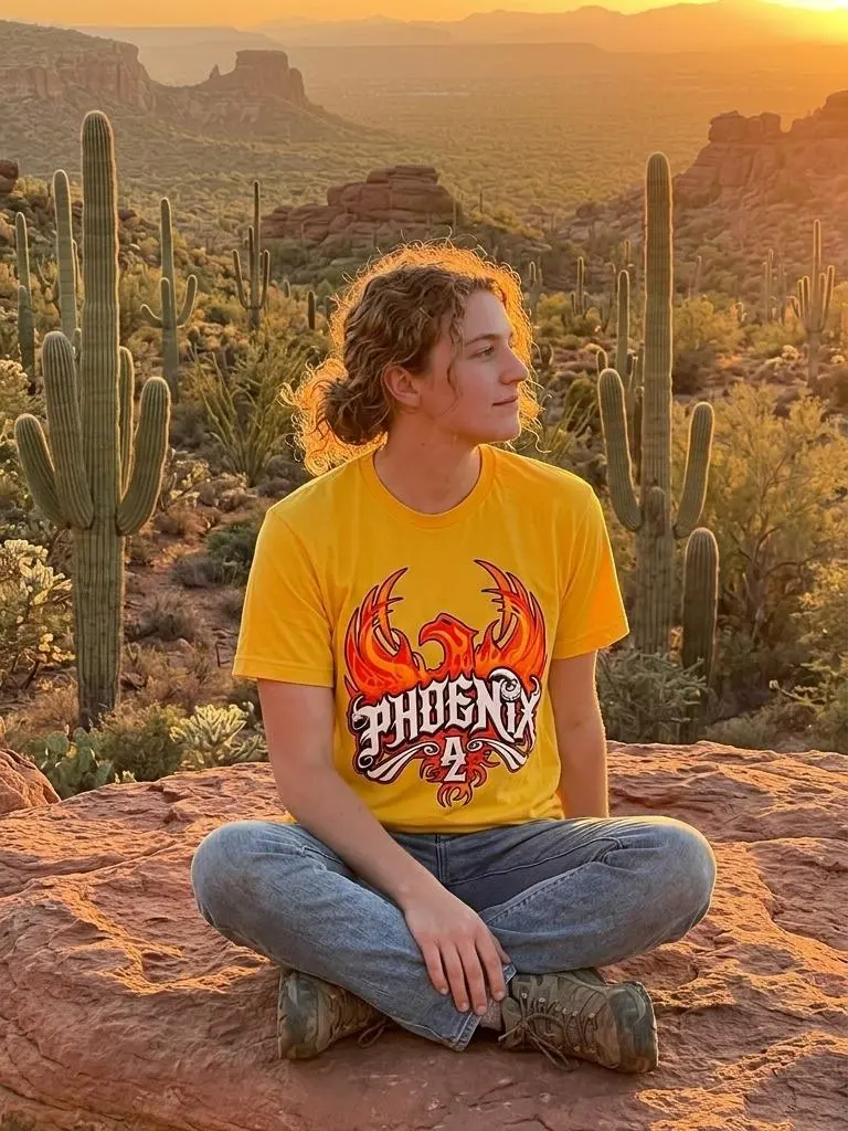 PHX-SS-007 Phoenix AZ Firebird Tee Unisex