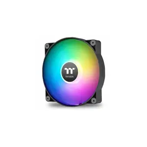 Thermaltake CT200 ARGB PWM Fan Single Pack, PWM Controlled 500~900 rpm, 5V Motherboard Sync, 16.8 Million Colors 9 Addressable LEDs, Airflow 131.6 CFM, Hydraulic Bearing, Case Fan, 200mm x 200mm x 30mm, Black, CL-F179-PL20SW-A