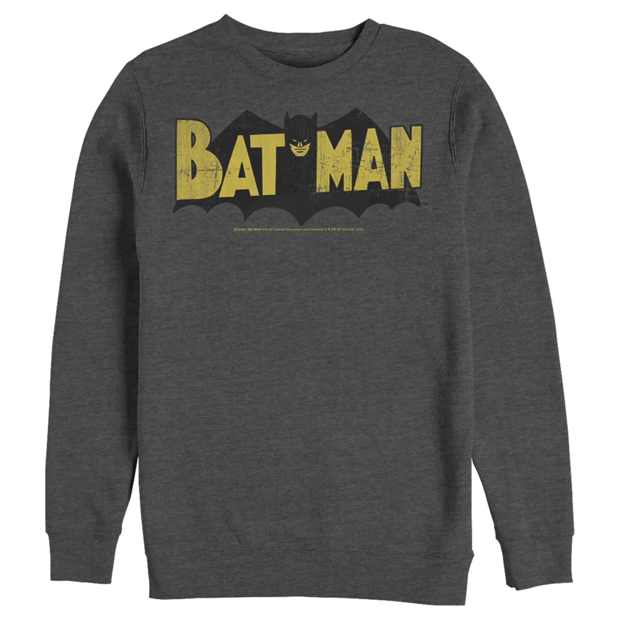 Men's Batman Logo Vintage Sweatshirt