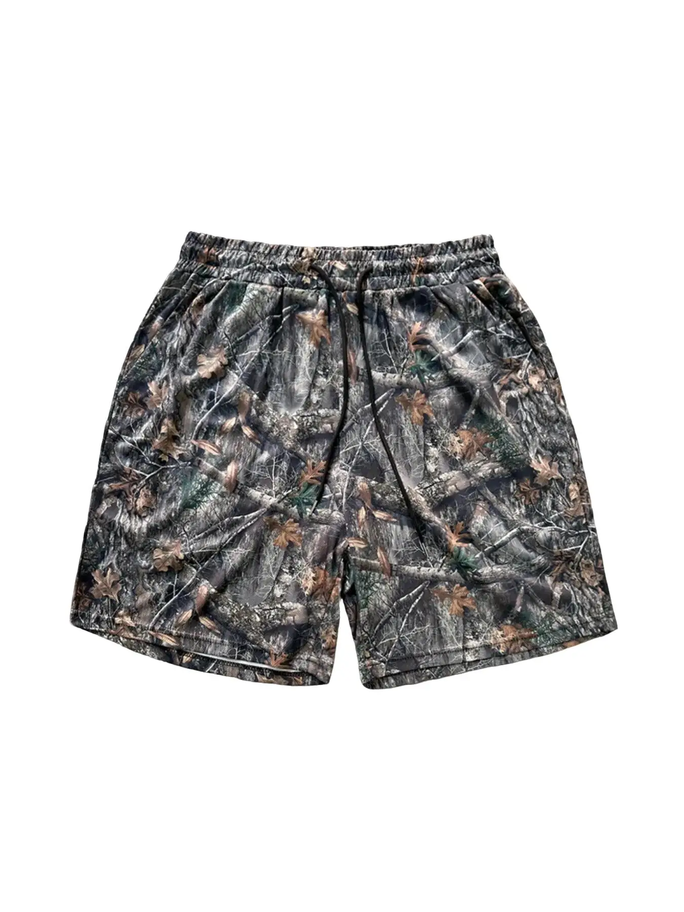 Men's Regular Fit Tree Print Shorts, Shorts for Men, Casual Summer Outdoor Comfy Breathable Shorts for Summer, Men's Bottoms for Daily Wear, Men Short
