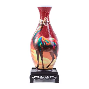 3D Puzzle for Adults 160pcs Ready Vase Creative Stress Relief, Room Decor, House Warming Gift Decorative Diy