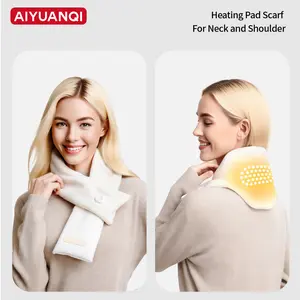 [Winter Essential] Rechargeable Heated Scarf with Power Bank - Unisex Electric Neck Warmer for Commute & Skiing (3 Heat Levels) Accessory