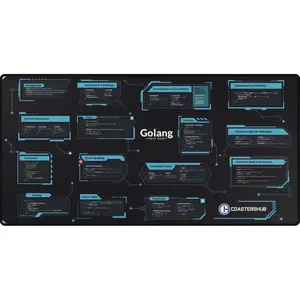 Golang Programming Desk Pad for Backend Engineers - Large Office Mat