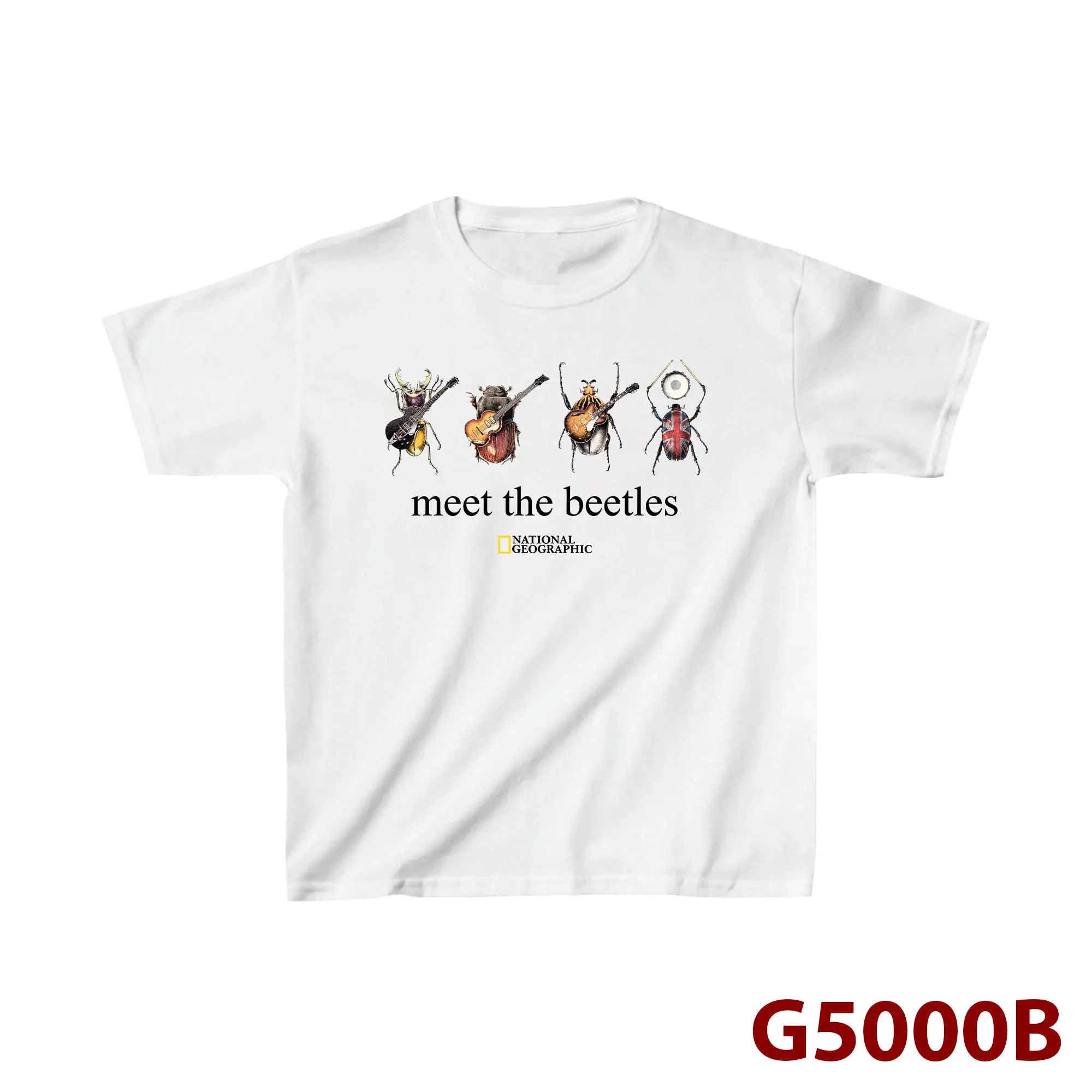 National Geographic Baby Tee Meet The Beetles Graphic T-shirt