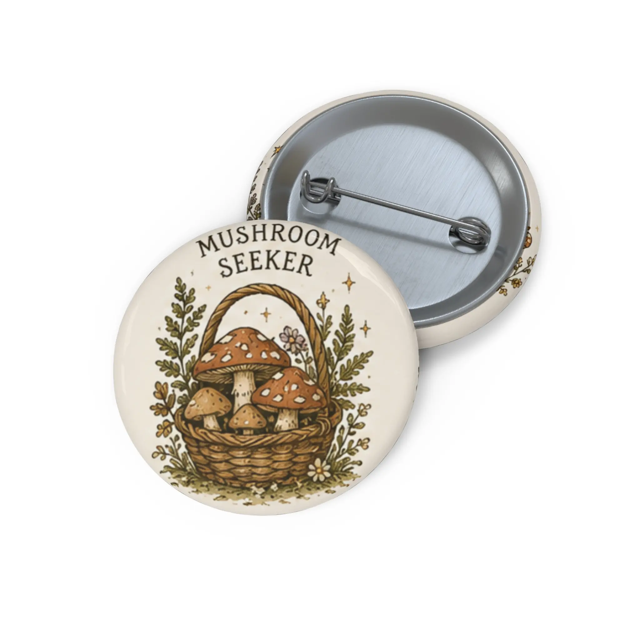 Mushroom Seeker Pin