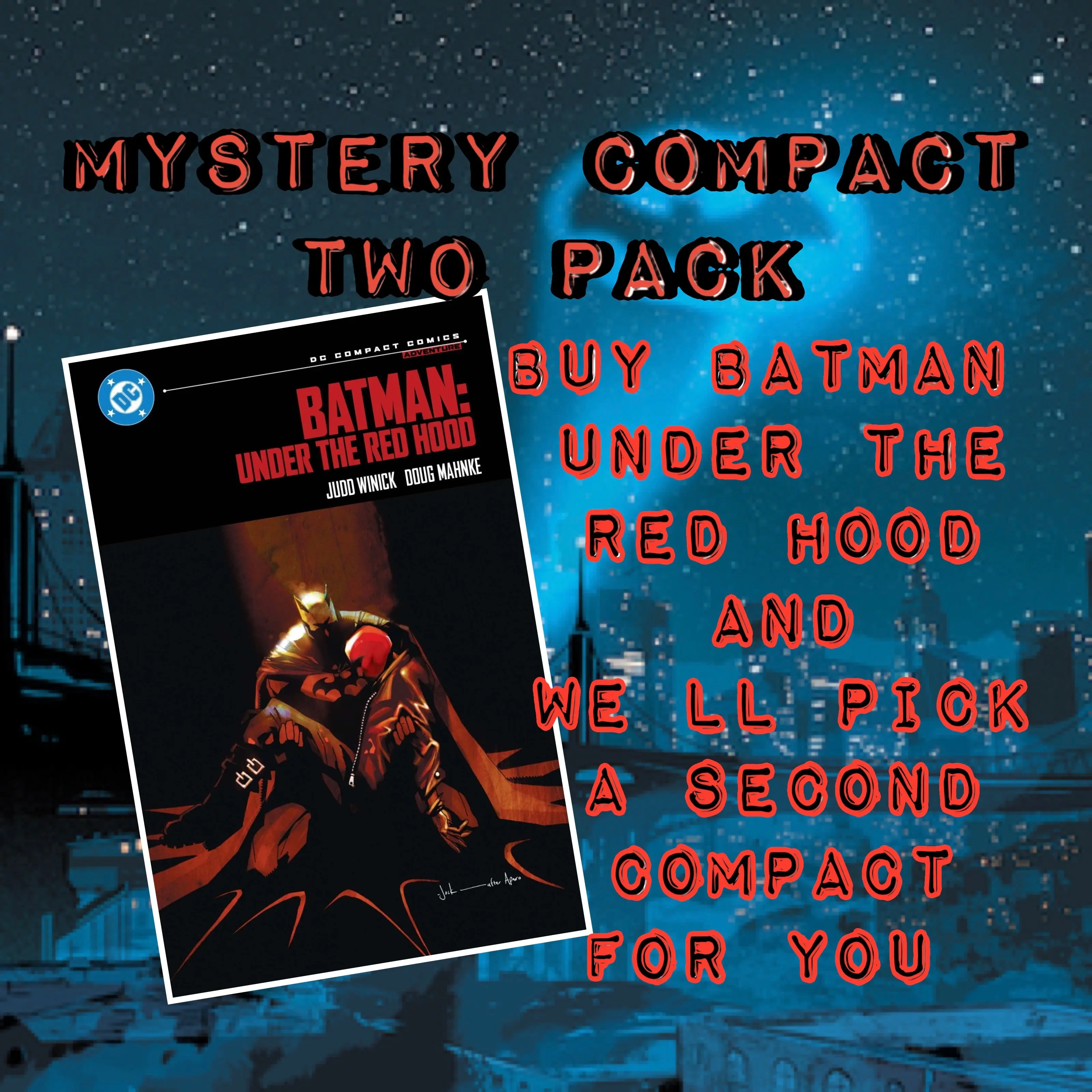 Red Hood Compact Comic Two Pack Bundle - Save 10%