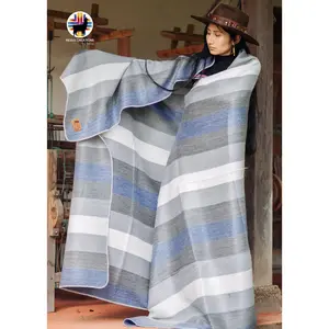 Fog Mountain Alpaca Blanket