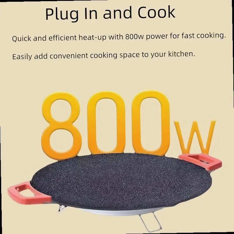 Electric Baking Tray & Barbecue Grill - 1 Piece, Portable, Easy Clean, Versatile for Home Use & Gifts, Convenient & Practical Kitchen Tool