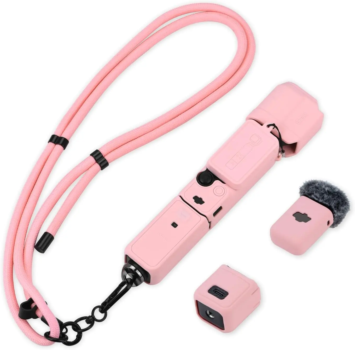 DJI Pocket 3 Compact Fit Protective Cover with Crossbody Strap - Drone Camera Accessory