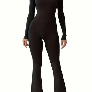 Casual Slim Fit Long Sleeve Jumpsuit, available in sizes from S-XXL
