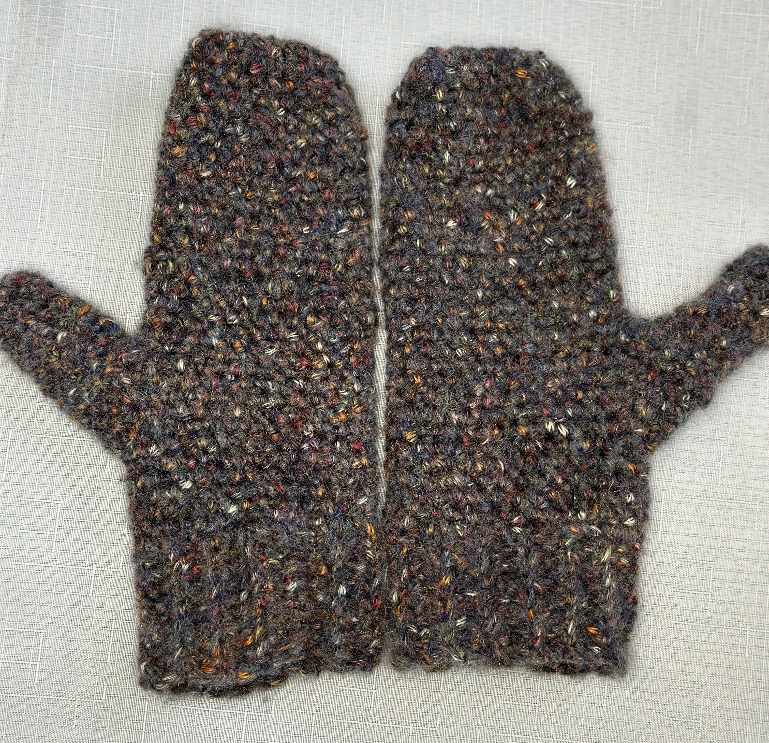 Hand Made Crochet Mittens