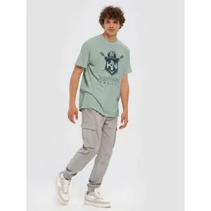 Knights and Nomads Creative Garm T Top - Casual Crewneck T-Shirt in Tropical Style for Men