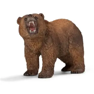 Schleich 14685 Grizzly Bear Figurine, Brown