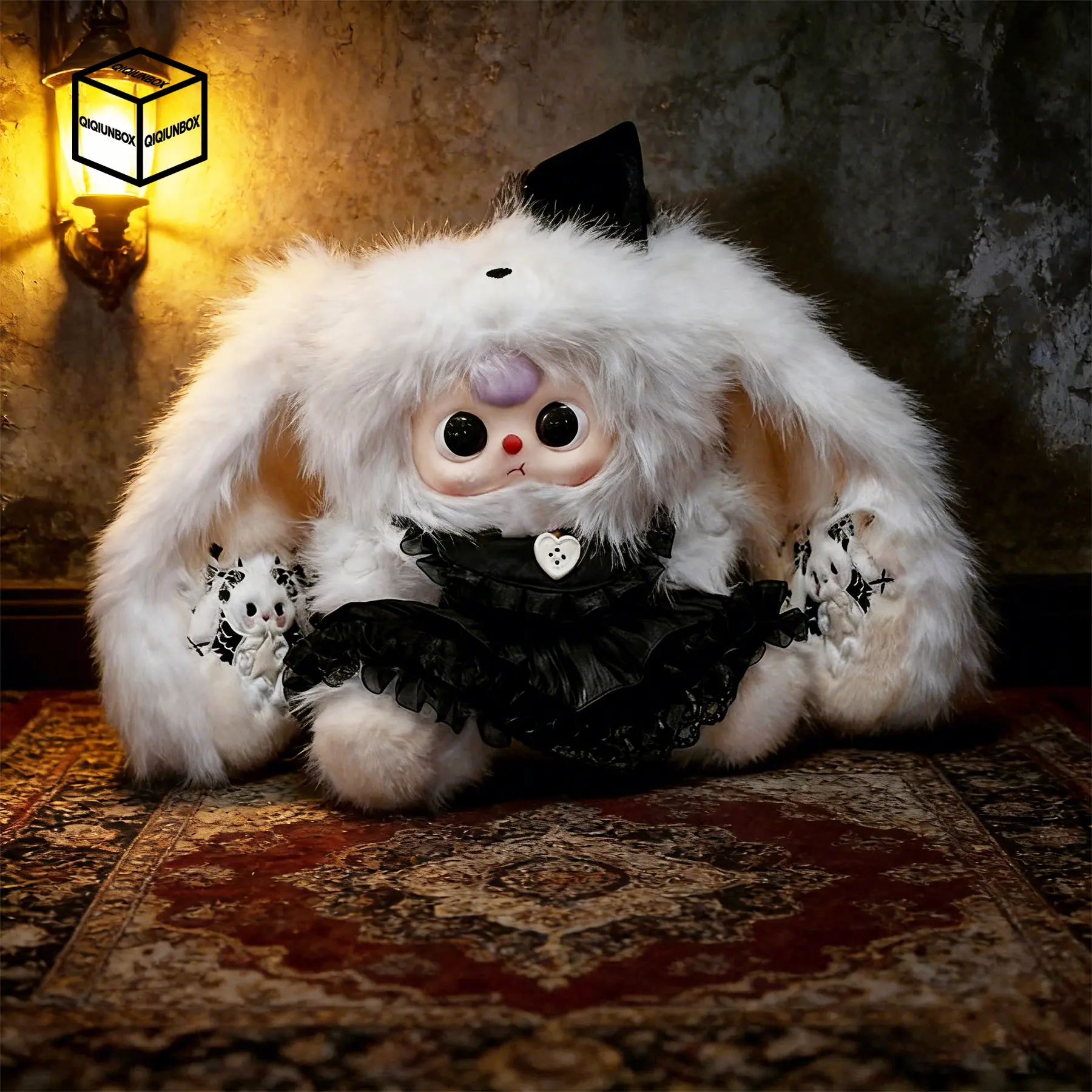 BB3- LILY RABBIT TOWN V5 -400% PLUSH BLIND BOX Bunny Plush Dolls，Soft Furry Collectibles，Stuffed Animal