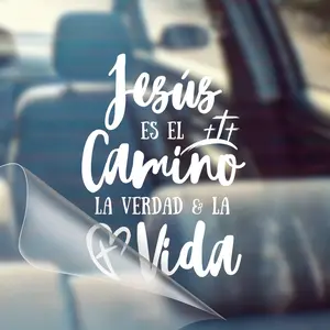 Jesus Es El Camino, La Verdad y La Vida – Christian Car Decal Sticker