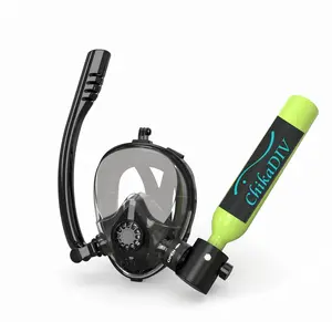 Designed for beginners, this 0.5L mini scuba tank kit delivers a portable and durable underwater breathing system, perfect for pool training and exploring shallow waters.