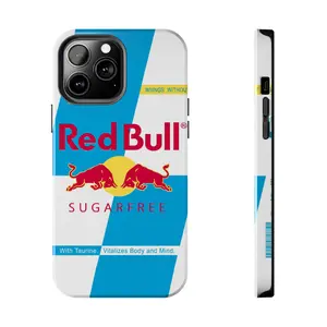 Red Bull Charging Bull Sports Edition Case | Matte Navy Blue for iPhone 17 - 11 Pro Max Plus Mini X XR XS 7 8 Plus or SAMSUNG GALAXY S25 - S21 Ultra Plus