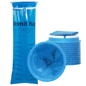 12-Pack Disposable Vomiting Bags, 1000ML Leak-Proof, Portable Travel Nausea Pouches, Ideal for Motion Sickness, Easy Carry Design
