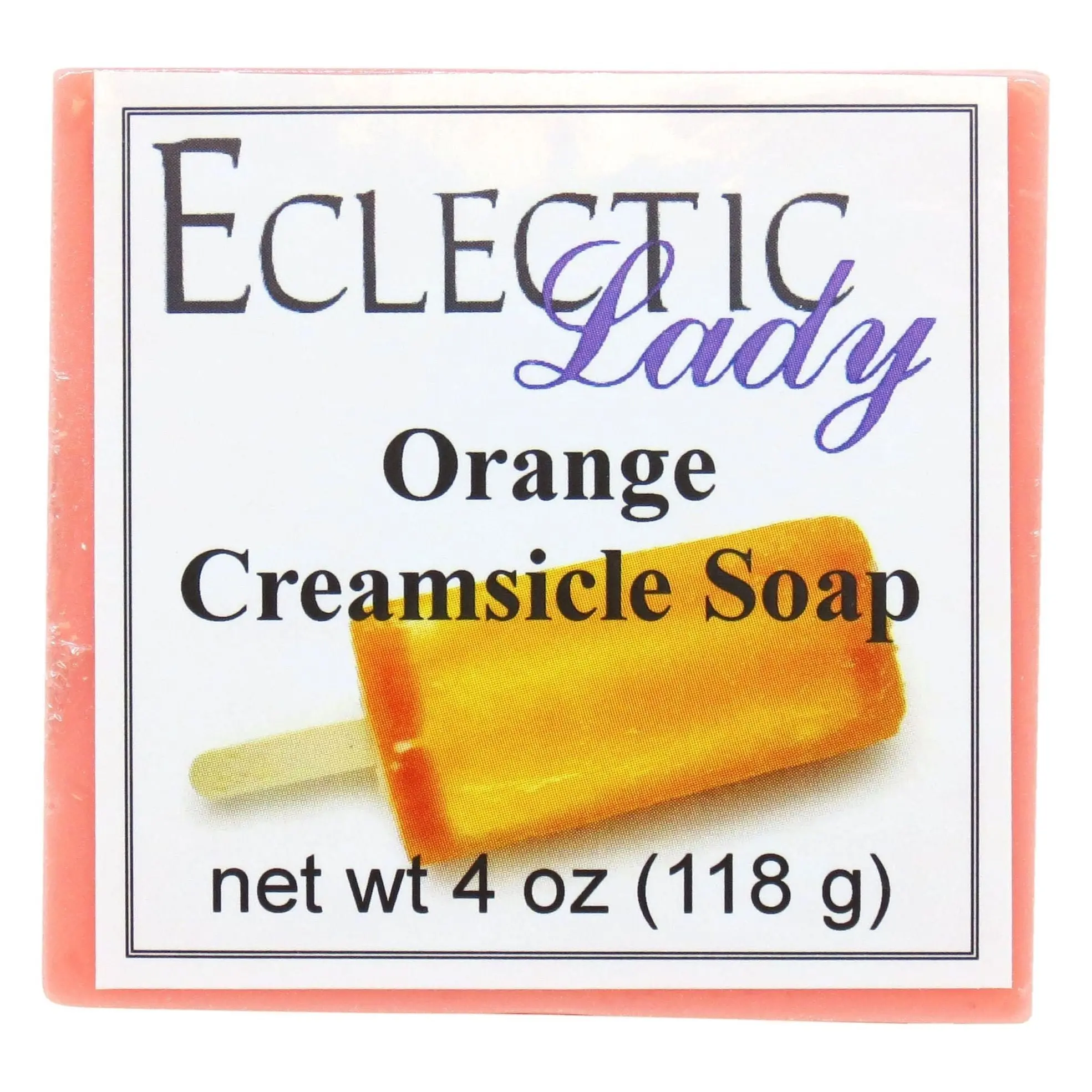 Orange Creamsicle Handmade Glycerin Soap