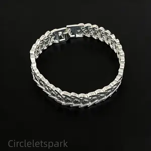 Silver Tone Creative 12mm Coin Wide Bangle Bracelet, Simple Elegant Allergy Proof Design, Versatile Fashion Jewelry for Everyday Wear and Parties, Ideal Healing Gift for Spring Styling