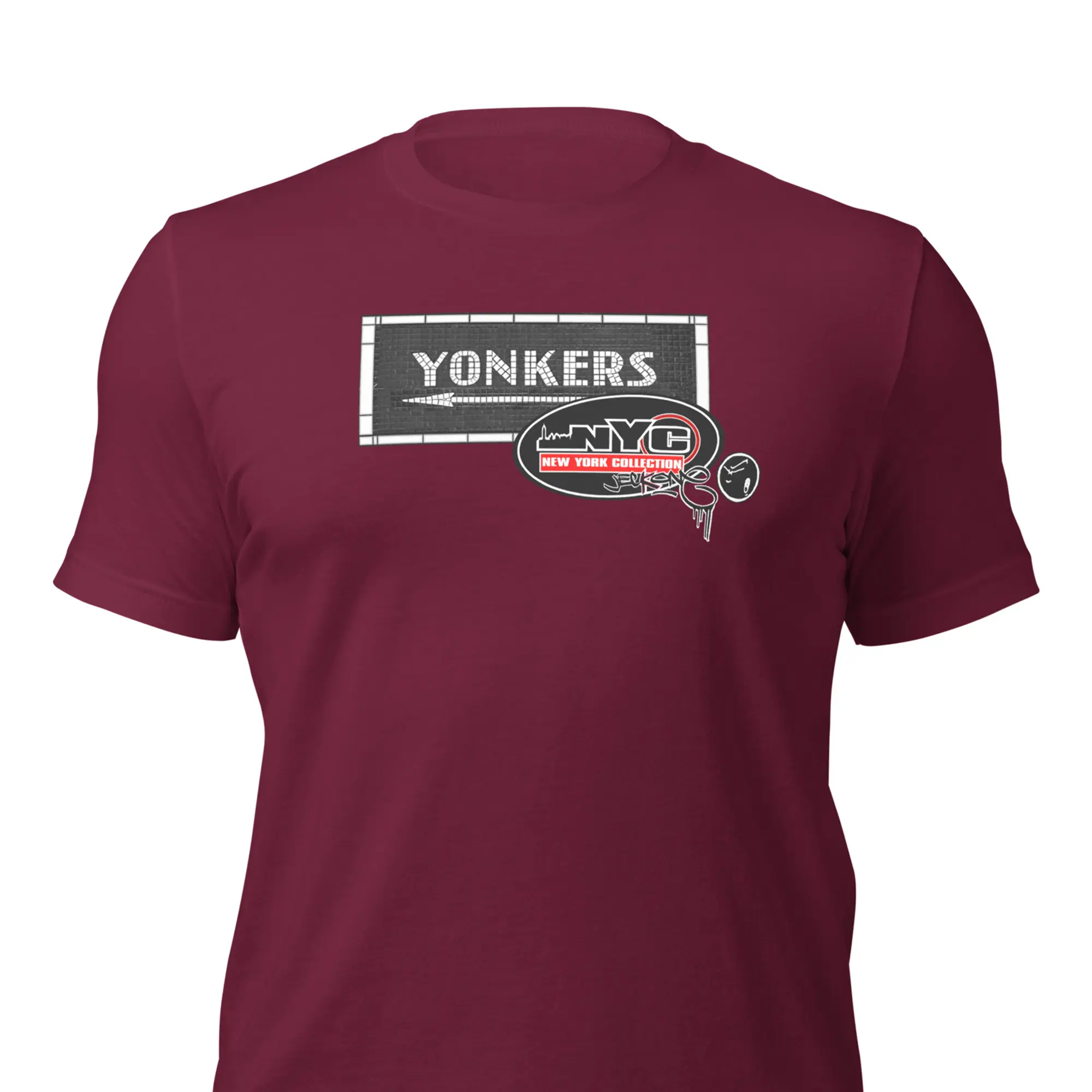 SHORT SLEEVE TEE SHIRT (uniSex) : YONKERS NYCollection 20 (classic)