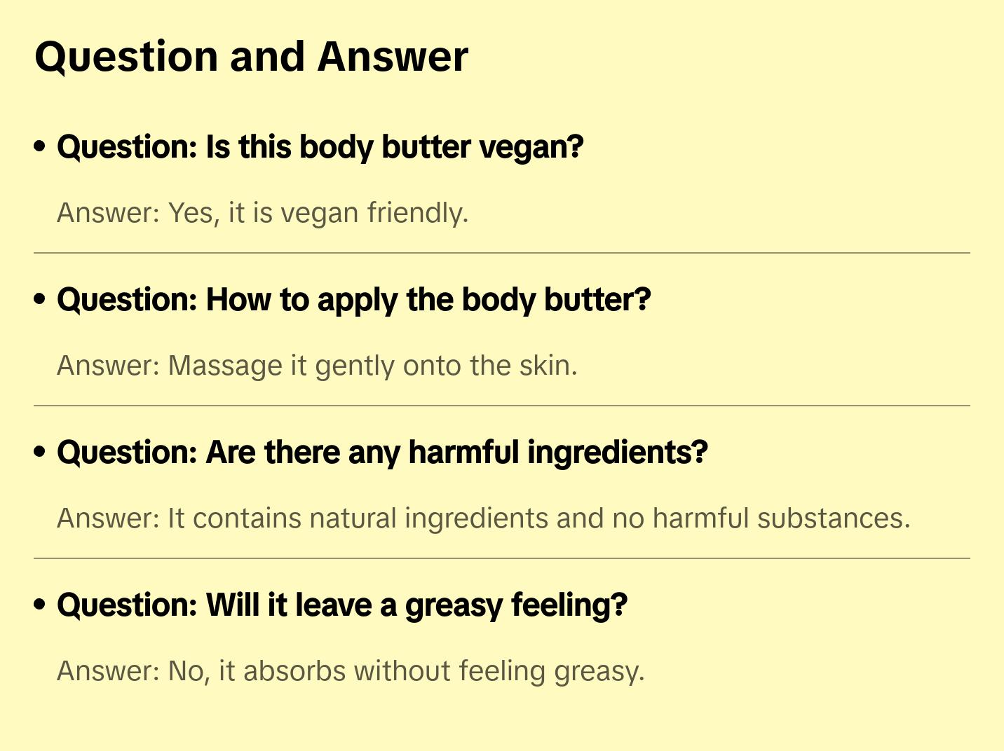 VANILLA PATCHOULI BODY BUTTER