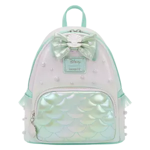 Loungefly Iridescent Fish Scale Pearl Mini Backpack