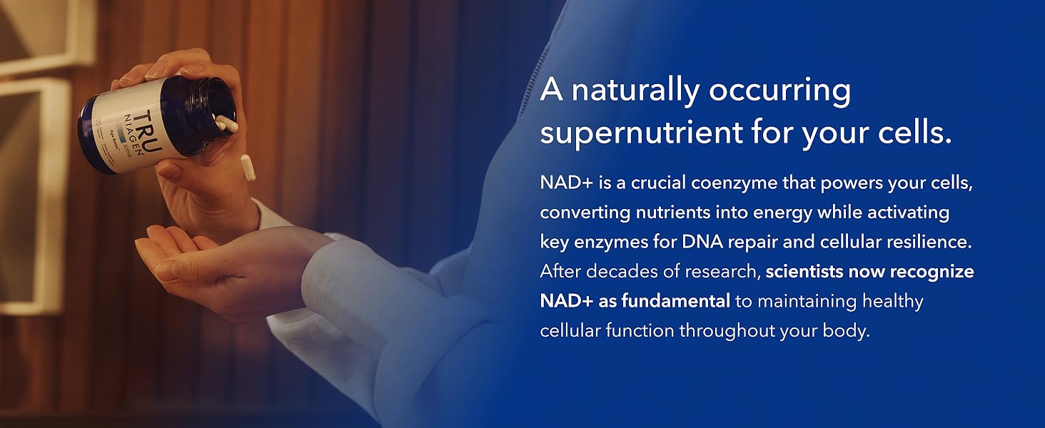 Tru Niagen Pro 1,000mg | 60 Capsules | NAD+, Clinical Strength