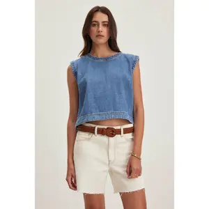LOREN DENIM TOP