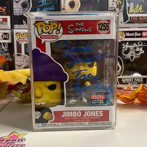 Funko Pop! Autographed The Simpsons Jimbo Jones Signed By Tress Macneille