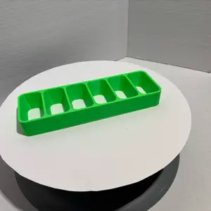 6 Nigiri Press - Easy Sushi Making Tool for Sushi Lovers - Perfect for Home Cooking & TikTok Recipes - Sushi Tool - 8"x3"x1" Size for 6 Properly Sized Nigiri - Green Design