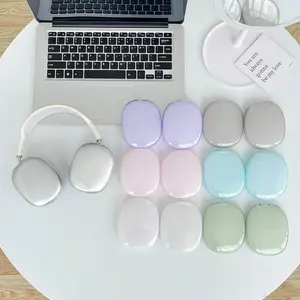 AirPods Max 2 Earphone Case, Over-Ear Tpu Transparent Shockproof Soft Shell, Protective Cover for AirPods Max 2, Durable and Lightweight