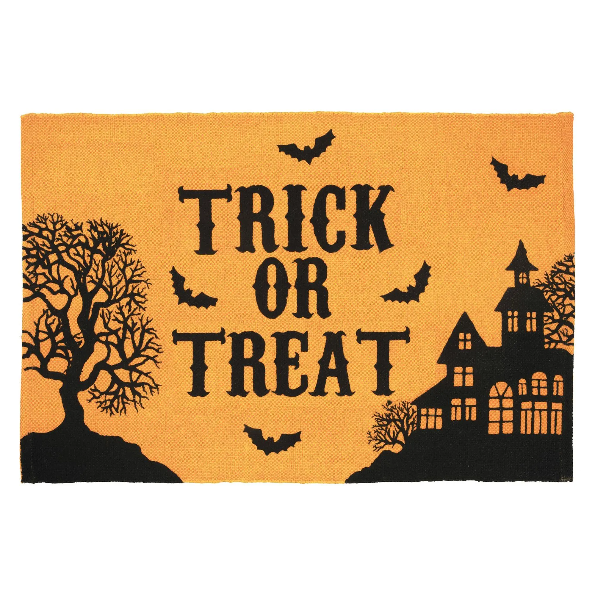 Trick Or Treat Dhurrie 24"x36" Mat by Valerie