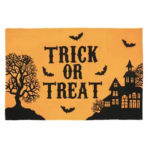 Trick Or Treat Dhurrie 24"x36" Mat by Valerie