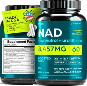 NAD Supplement Liposomal | NMN Alternative + Resveratrol & CoQ10 | Cellular Energy Support