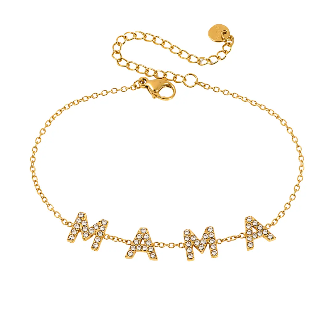 'MAMA' diamond bracelet