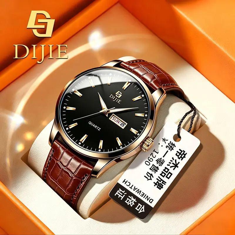 New model mechanical watch for men, suitable for both business and casual wear, with night light function and water resistance, imported luxury watch