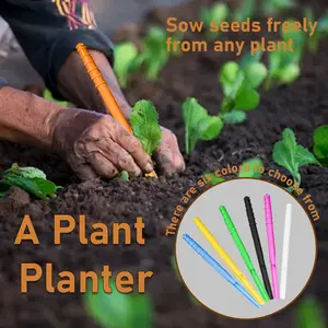 Multi-Color Handheld Garden Seeder, Ergonomic Seed Spreader Spoon, Accurate and Effective Planting Tool, Indoor/outdoor Gardening Essential