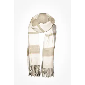 Frosted Bliss Checkered Scarf