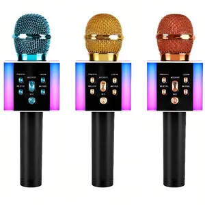 Portable Wireless Microphone - Compact Lightweight for Clear Sound Transmission, Universal for Karaoke, Recording, Live Streaming Audio Smartphone Device