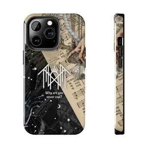 Sleep Token Phone Case, Why Are You Never Real ? Case,for iPhone 16 15 14 13 12 11 17Pro Max,for Samsung S25 S24 S23 S22 Ultra,Cute Aesthetic Gift Phone Case，Protective Cover Christmas/birthday Gift