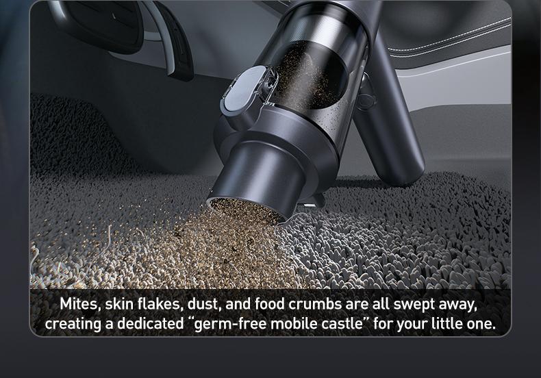 itutn car vacuum/blower M8, 5-in-1 Mini Vacuum Cleaner Cordless & Air Duster ,22000Pa Powerful Suction, Handheld Portable Vacuum For Car, Home, PC, Keyboard, Desk, Pet Hair Cleaning