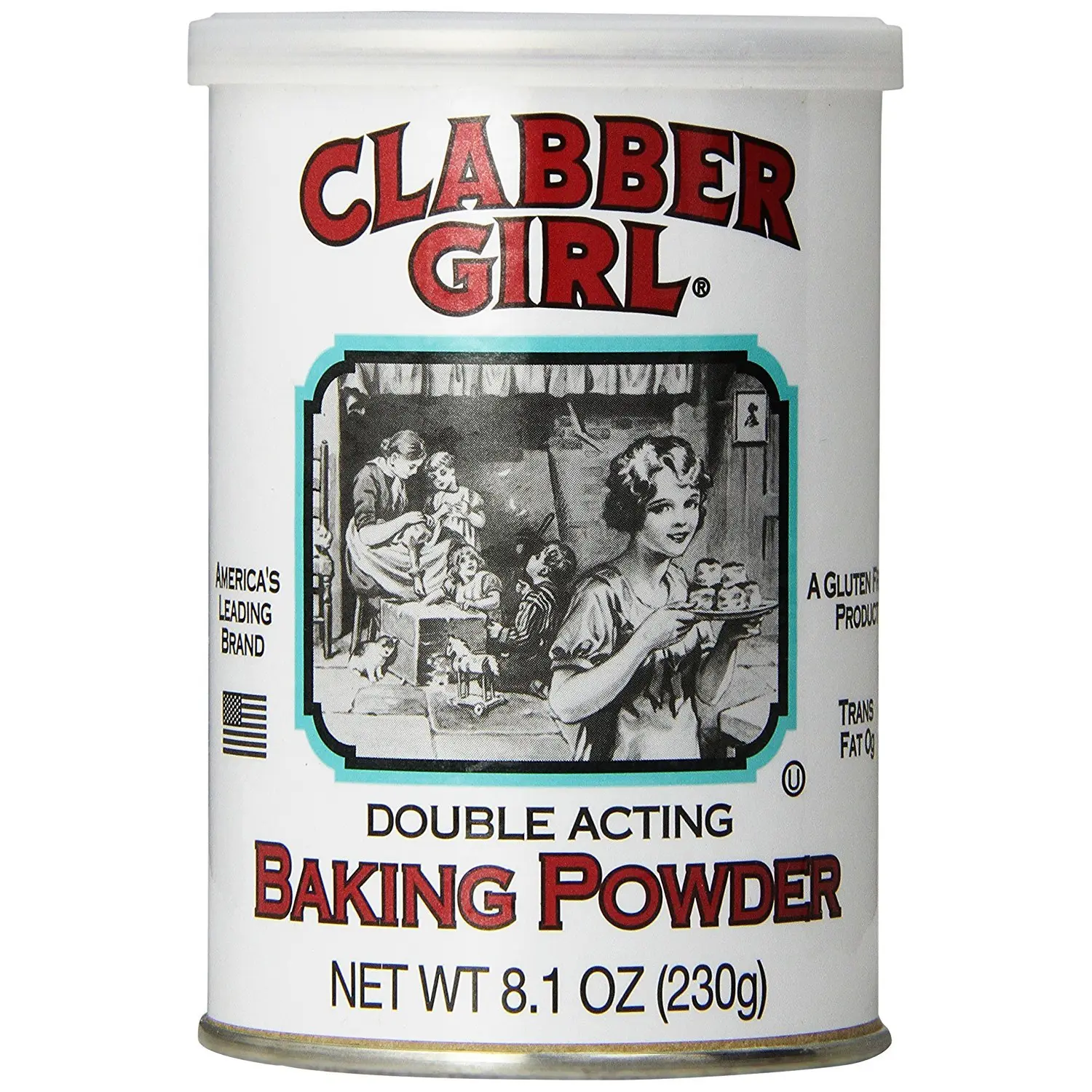 Clabber Girl Double Acting Baking Powder, 8.1 Ounce Clabber Girl Double Acting Baking Powder, 8.1 Ounce